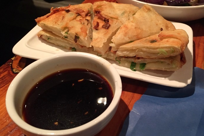 photo of scallion pancakes from Shanghai Gate, Allston, MA