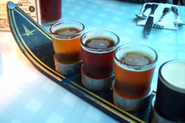 photo of ski of beer from The Shed, Stowe, VT