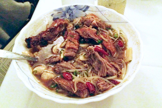 photo of lacquered duck from Sichuan Garden II, Woburn, MA