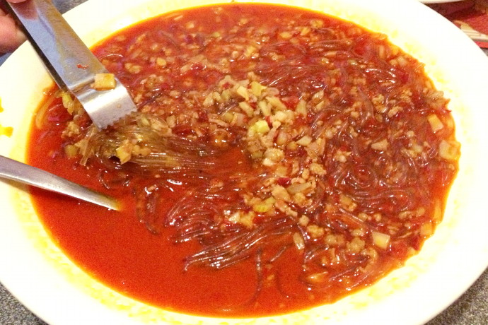 photo of minced pork with glass noodles from Sichuan Gourmet, Sharon, MA