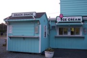 photo of the snack bar at the Mendon Drive-In, Mendon, MA