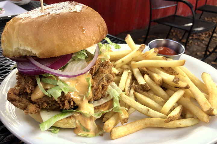 photo of chicken schnitzel from Snappy Pattys, West Medford, MA