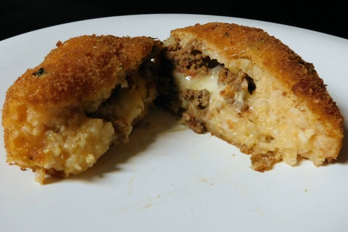 photo of arancini from Spinelli's Pasta and Pastry Shop, East Boston, MA