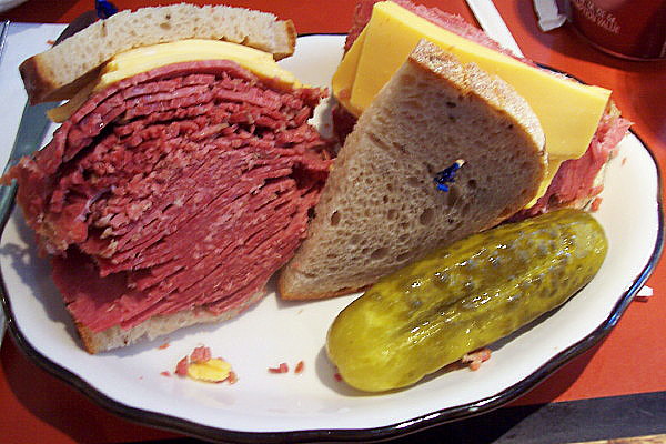 photo of corned beef sandwich from Stage Deli [CLOSED], Manhattan, NY