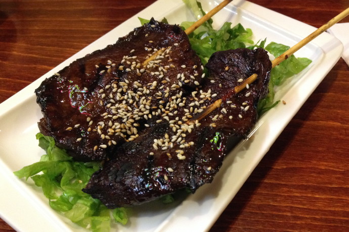photo of grilled beef skewers from Sunrise Restaurant, Dorchester, MA