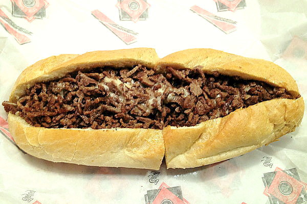 photo of cheesesteak from T.C. Lando's, Acton and Hudson, MA