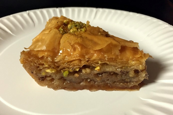 photo of baklava from Taso's Euro-Cafe, Norwood, MA