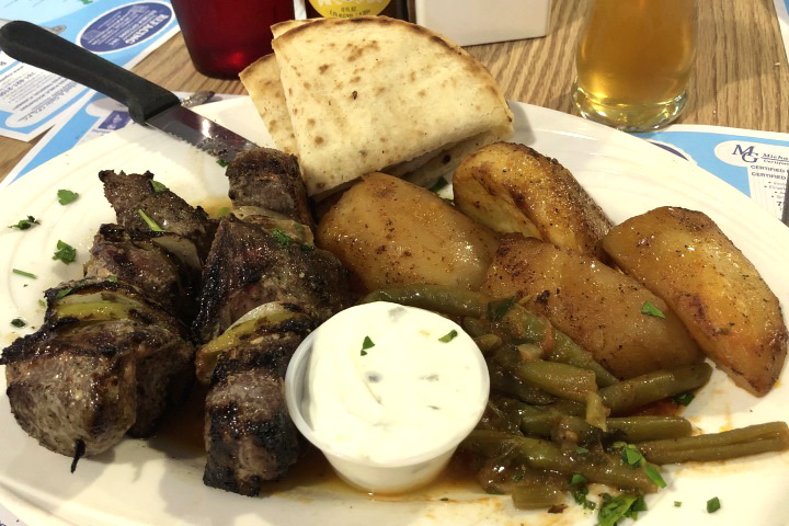 photo of lamb souvlaki from Taso's Euro-Cafe, Norwood, MA