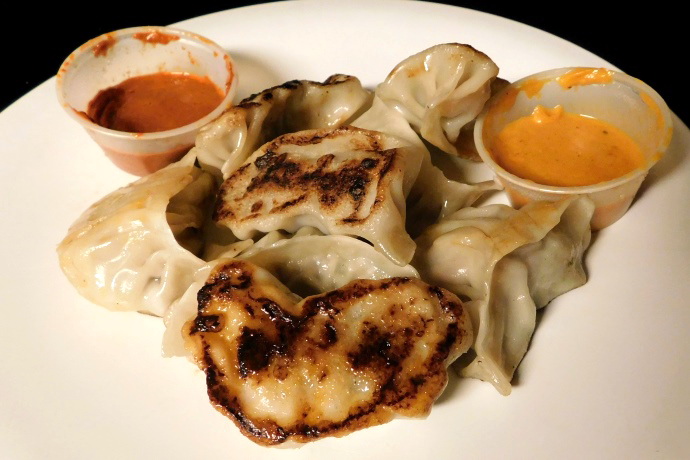 photo of Kothey Momo (pan-fried dumplings) from Tasty Mo:Mo:, Somerville, MA
