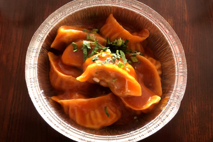 photo of chili momos from Tasty Mo:Mo:, Somerville, MA
