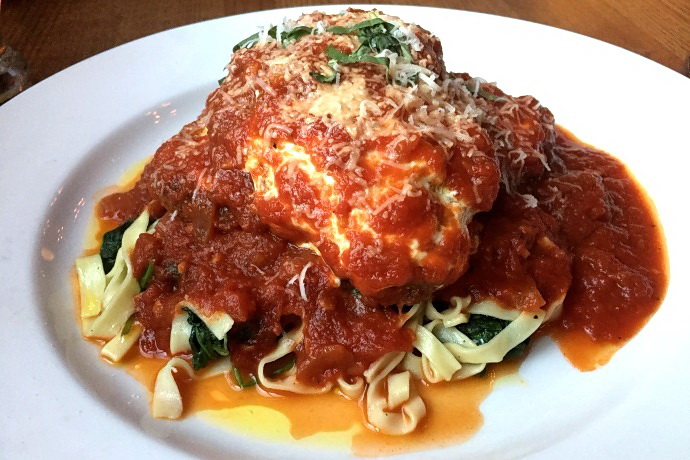 photo of chicken parmigiana from Tavolo, Dorchester, MA