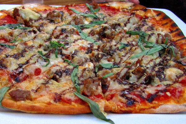 photo of pizza from The Ledge, Dorchester, MA