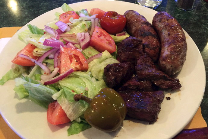 photo of mixed grill from The Line, Everett, MA
