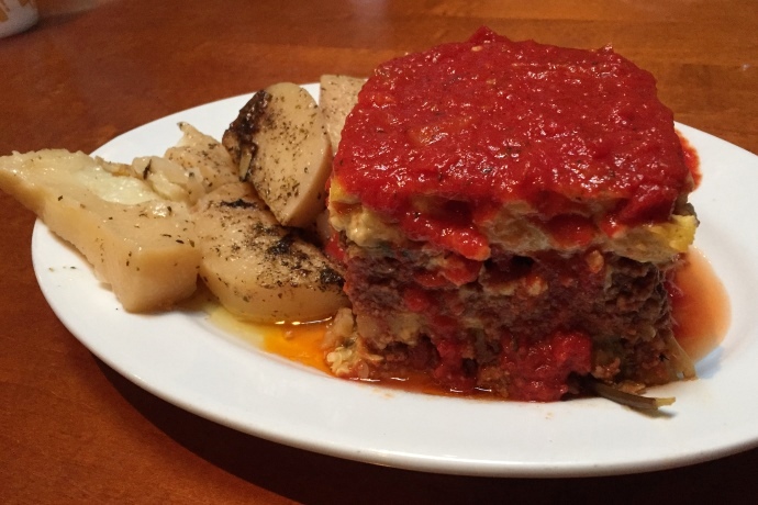 photo of moussaka from The Ledge, Woburn, MA