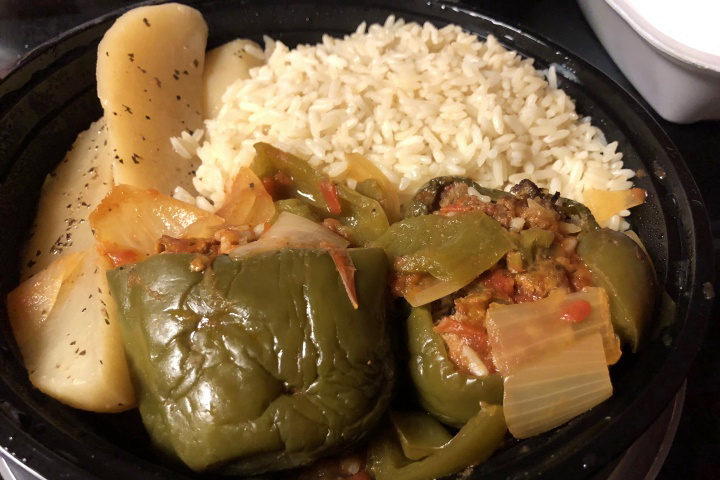 photo of stuffed peppers from The Restaurant, Woburn, MA