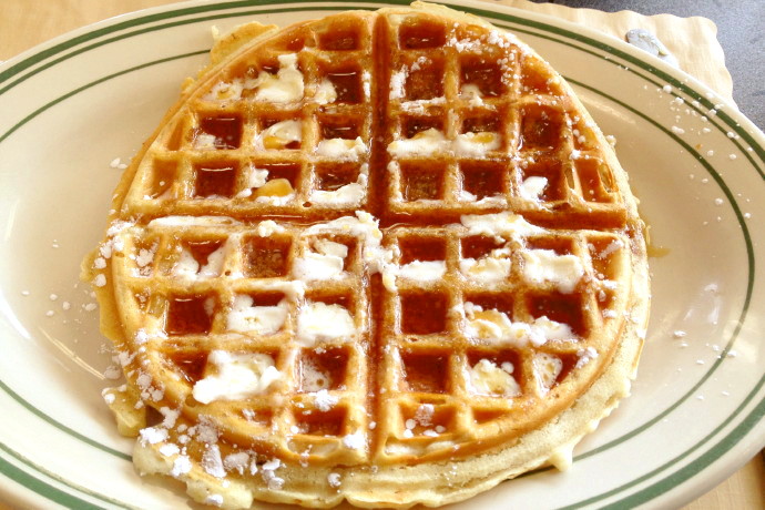photo of waffle from Toast, Hull, MA