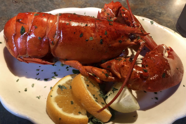 photo of lobster from The Village Manor, Dedham, MA
